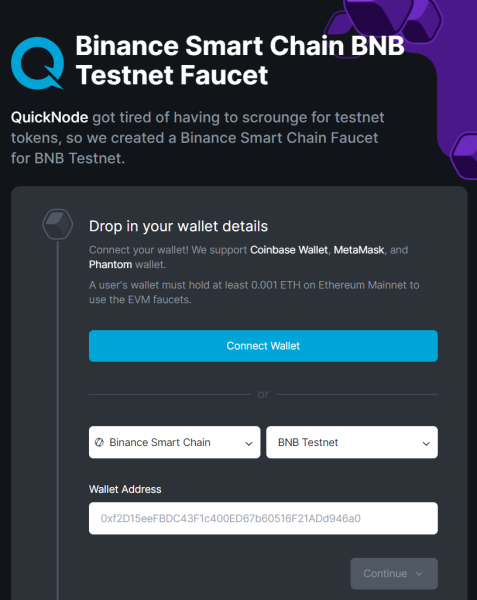 BNB Faucet - Here's How You Can Get Free BNB on BSC Testnet